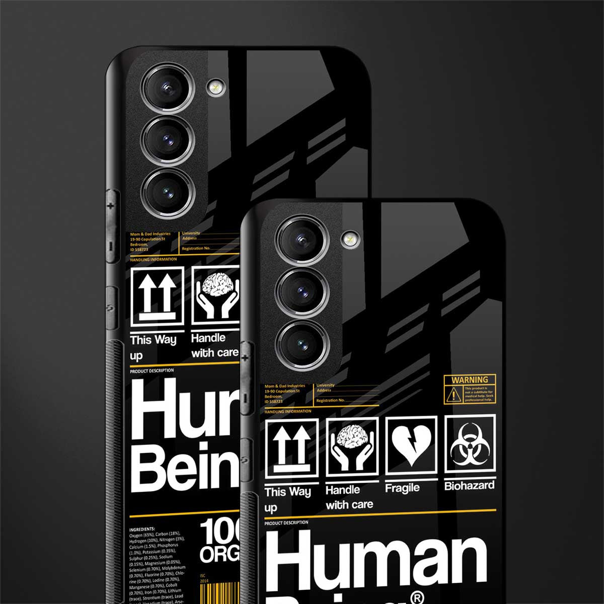 human being label phone cover for samsung galaxy s22 plus 5g