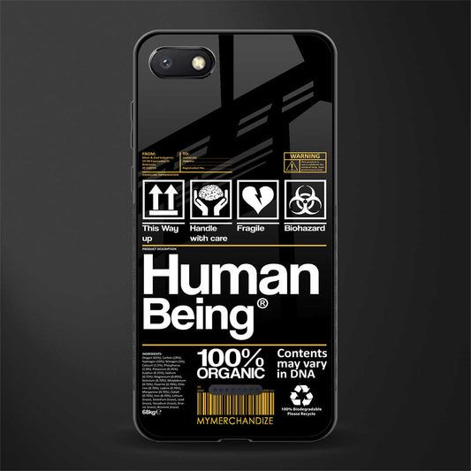 human being label phone cover for redmi 6a