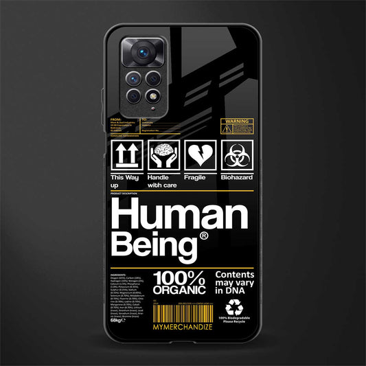 human being label phone cover for redmi note 11s