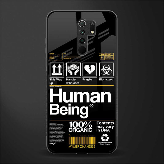 human being label phone cover for redmi 9 prime