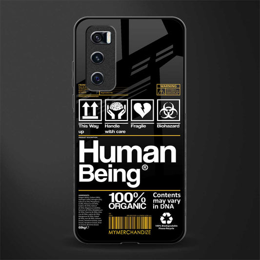 human being label phone cover for vivo v20 se