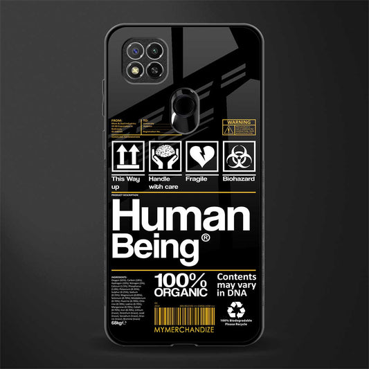 human being label phone cover for redmi 9