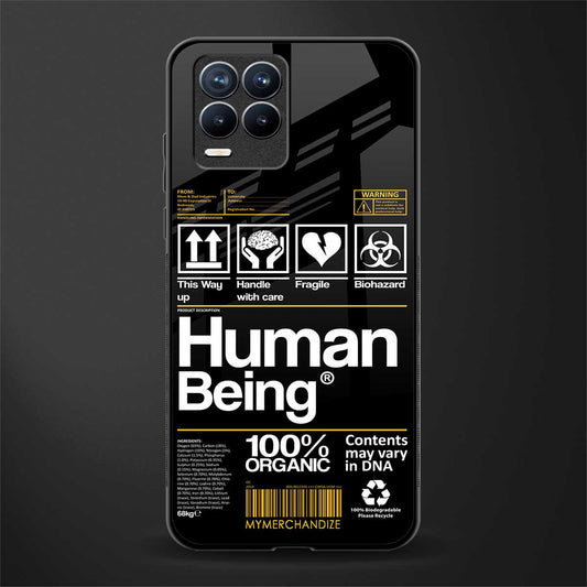 human being label phone cover for realme 8 pro