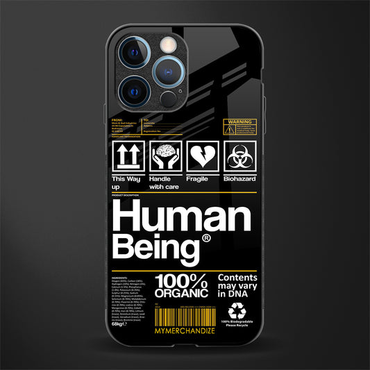human being label phone cover for iphone 14 pro