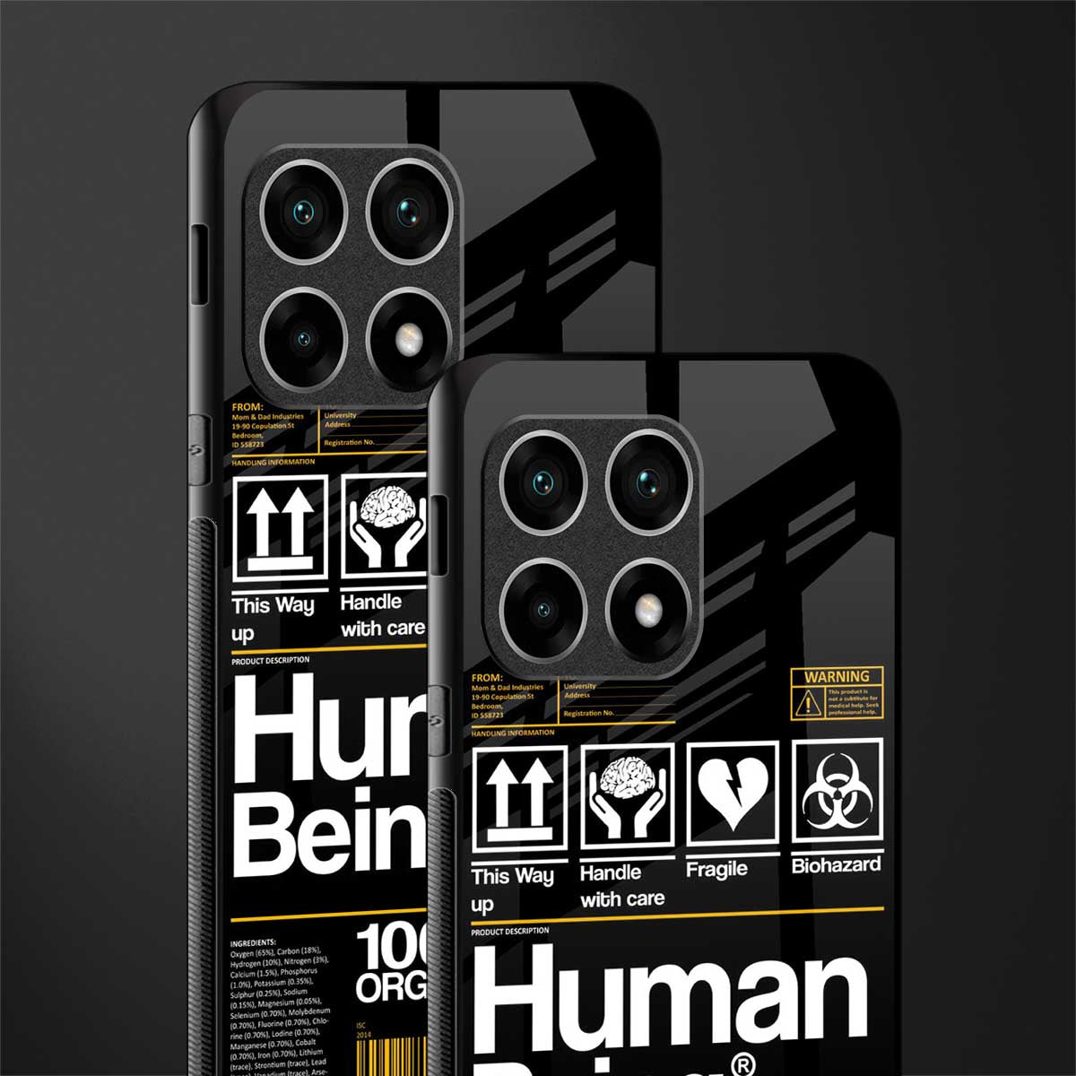 human being label phone cover for oneplus 10 pro 5g