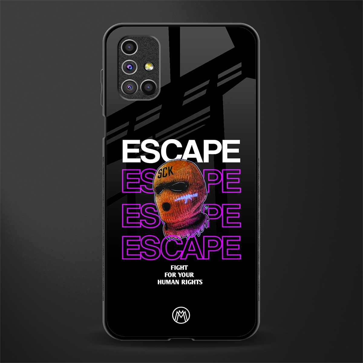 human rights glass case for samsung galaxy m51