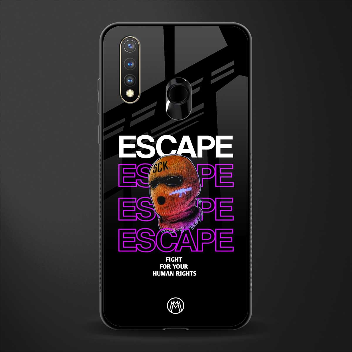 human rights glass case for vivo y19
