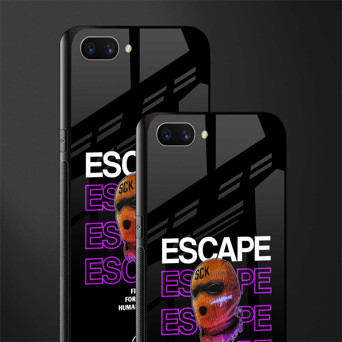 human rights glass case for realme c1