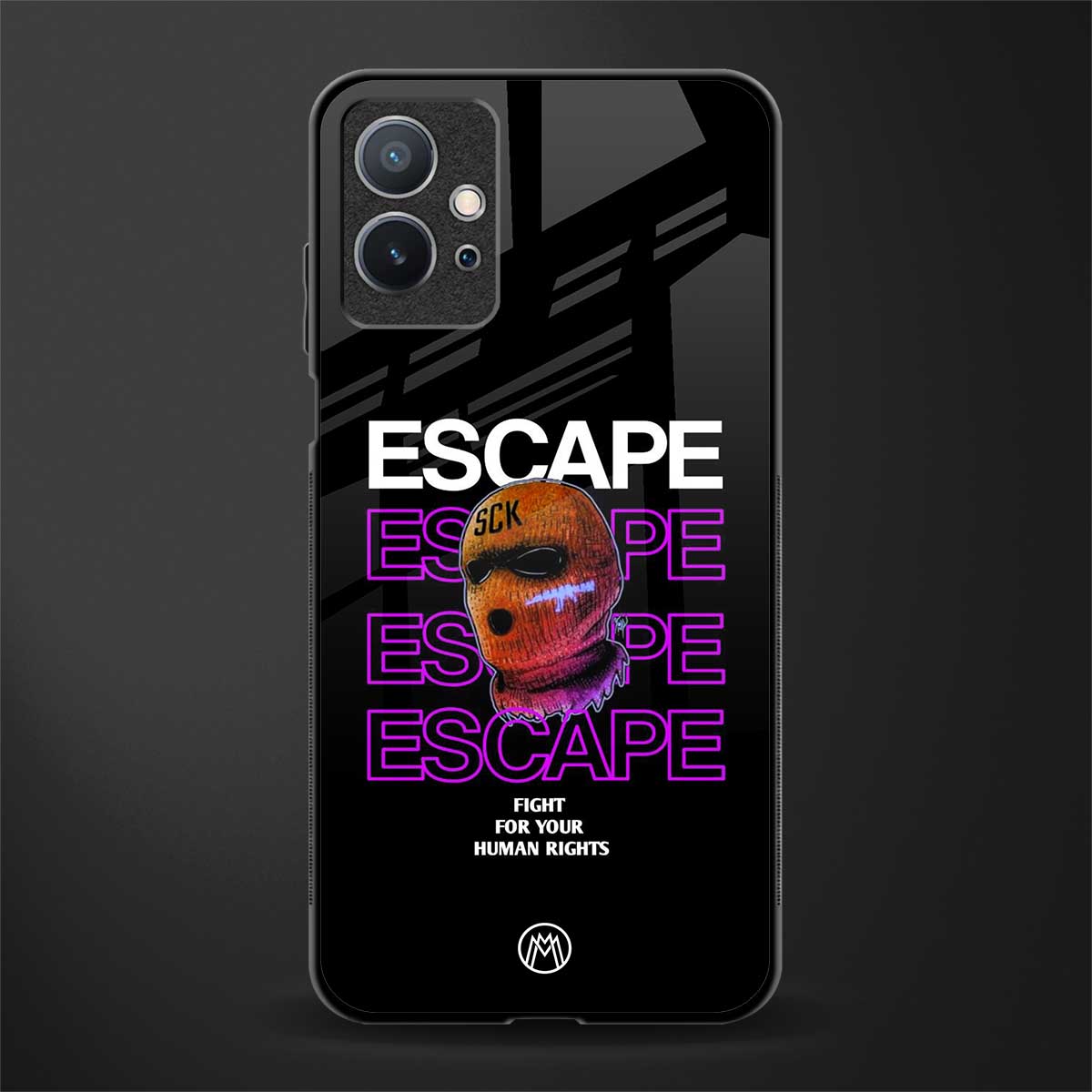 human rights glass case for vivo y75 5g