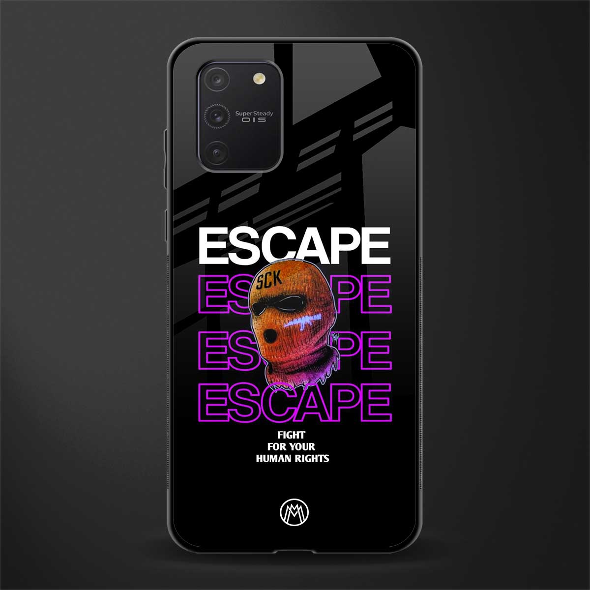 human rights glass case for samsung galaxy a91