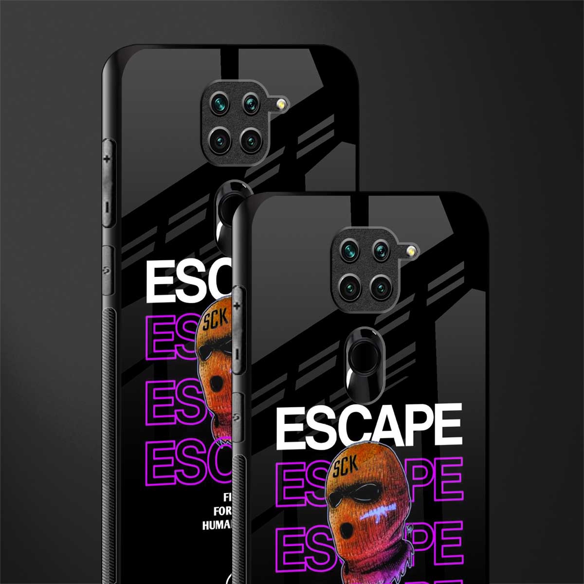 human rights glass case for redmi note 9