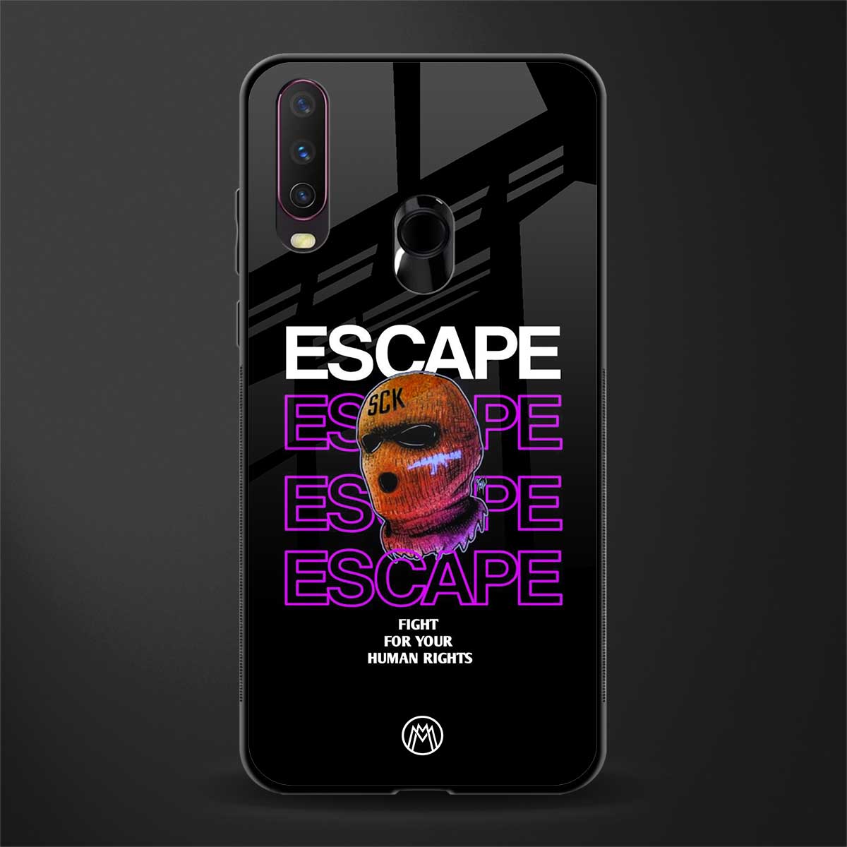 human rights glass case for vivo y12