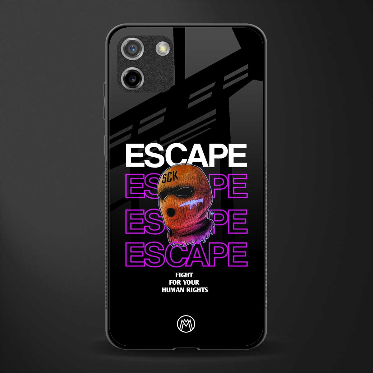 human rights glass case for realme c11