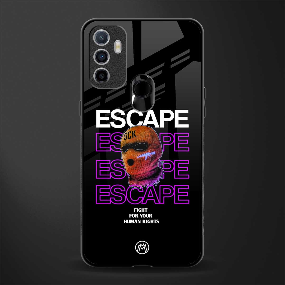 human rights glass case for oppo a53