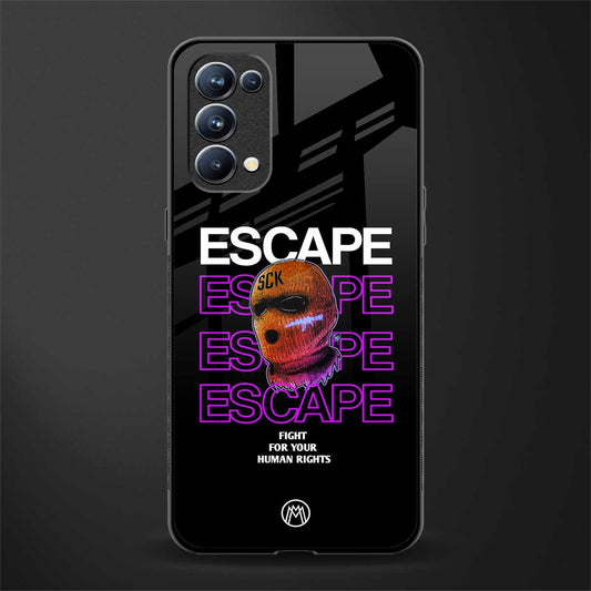 human rights glass case for oppo reno 5 pro