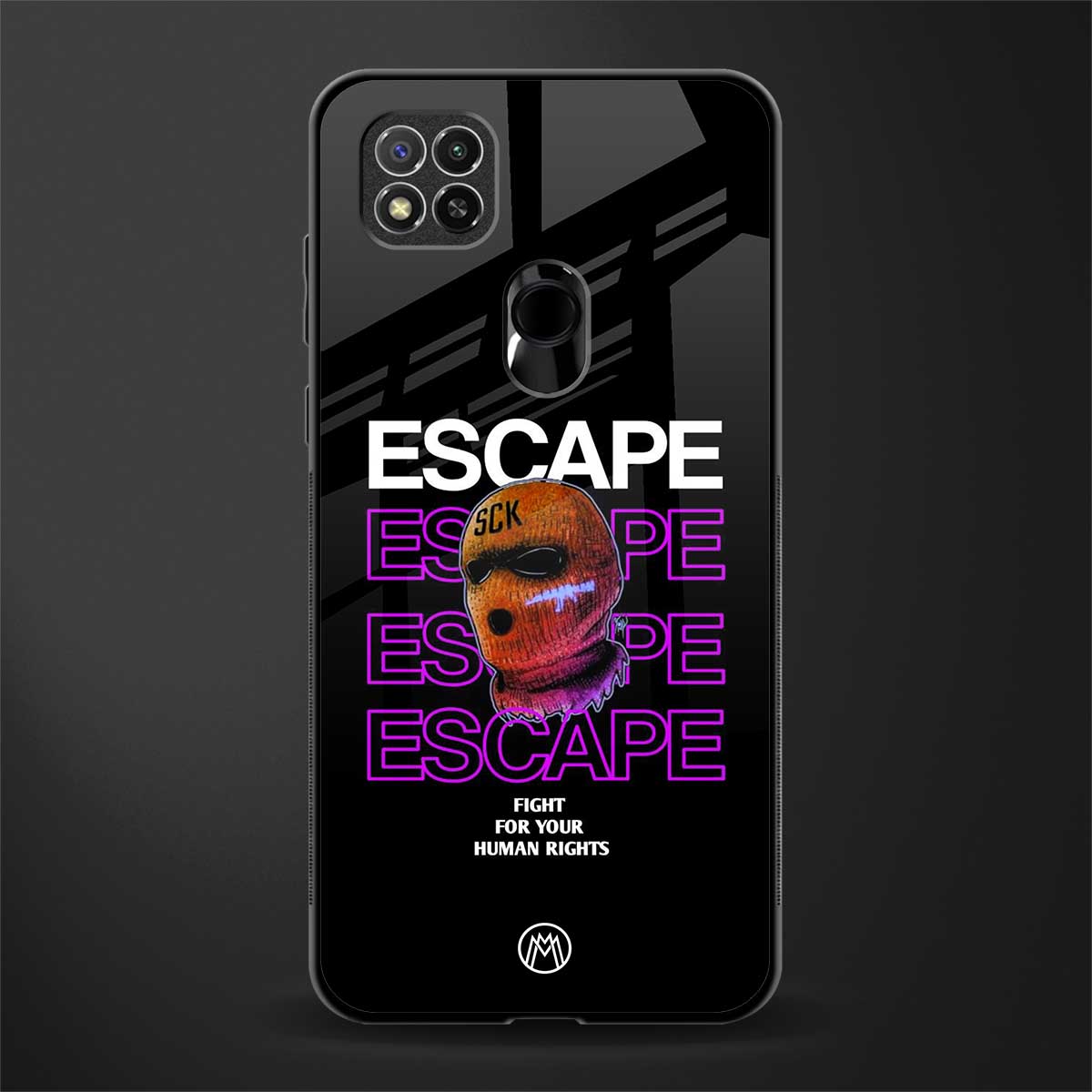 human rights glass case for redmi 9c