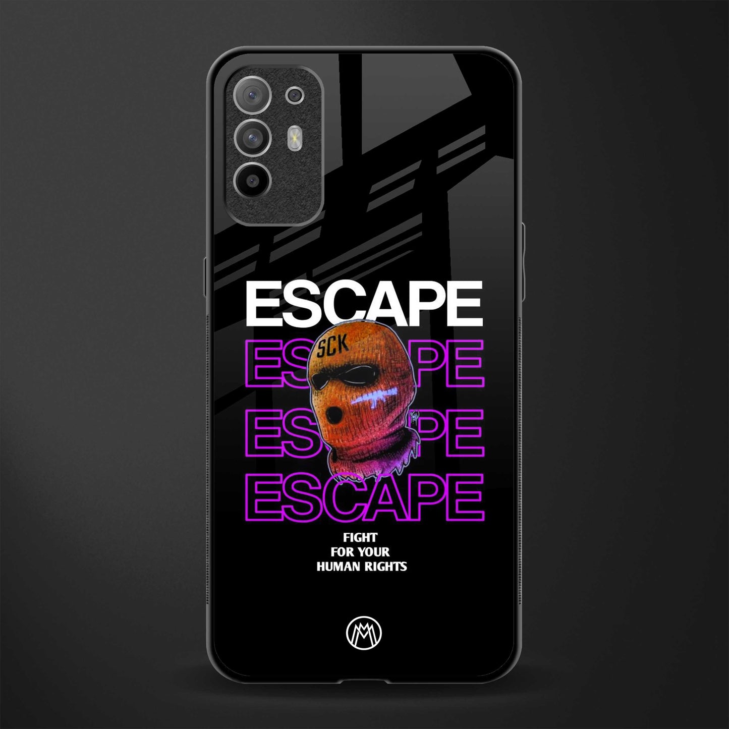 human rights glass case for oppo f19 pro plus