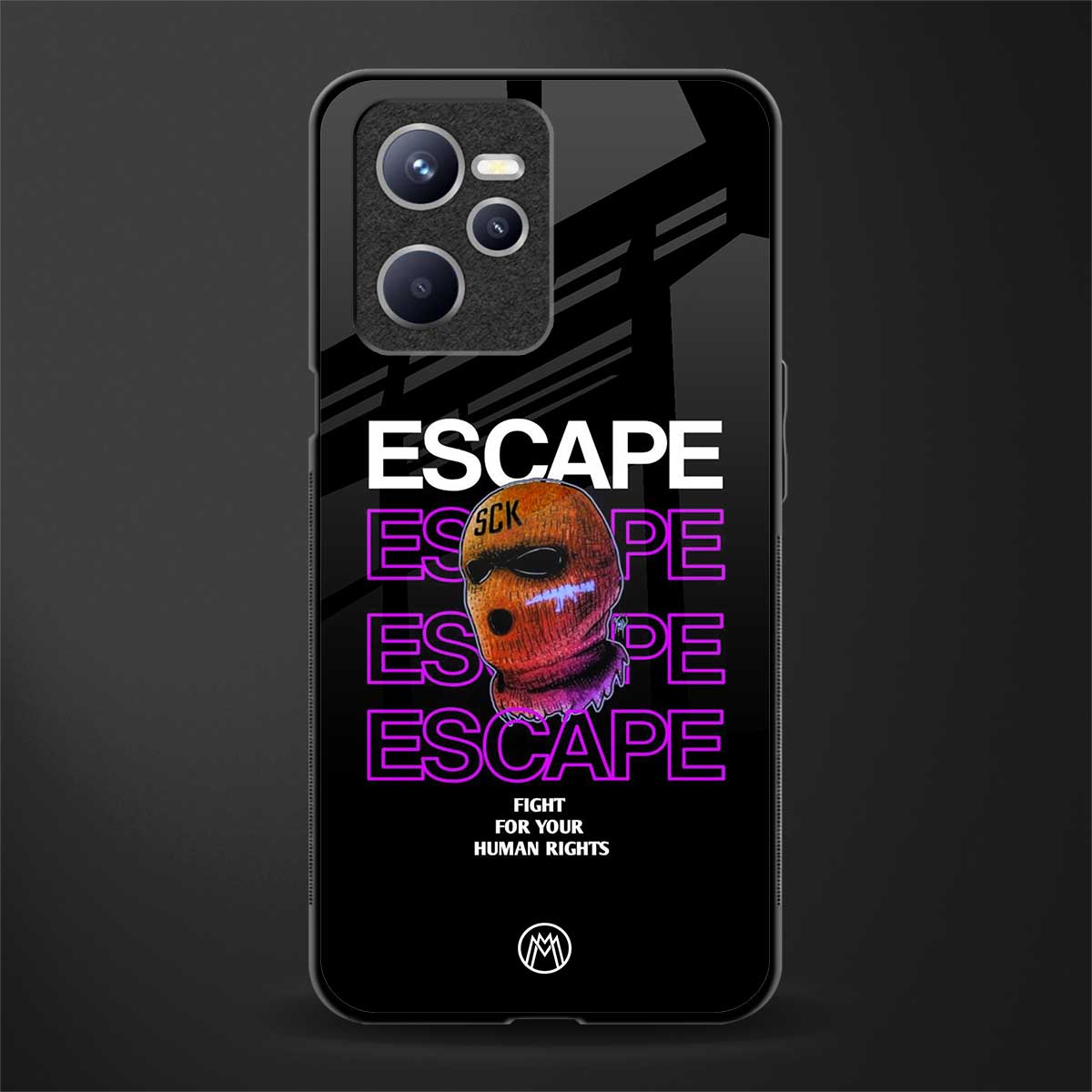 human rights glass case for realme c35