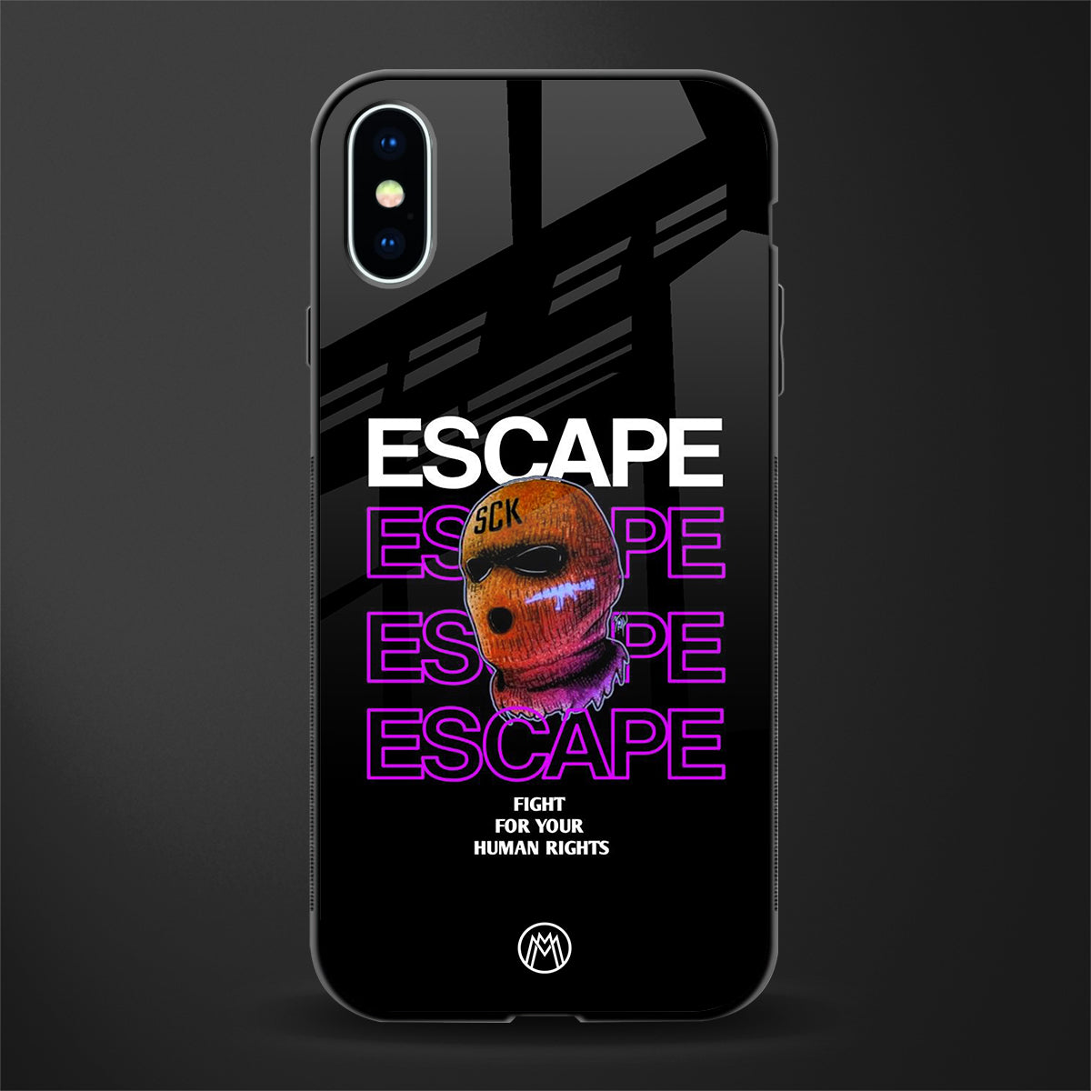 human rights glass case for iphone xs