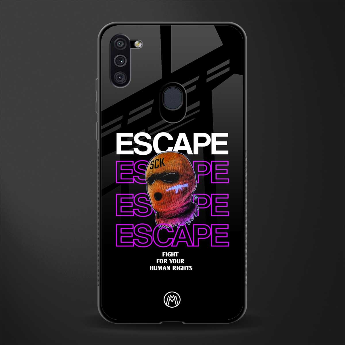 human rights glass case for samsung galaxy m11