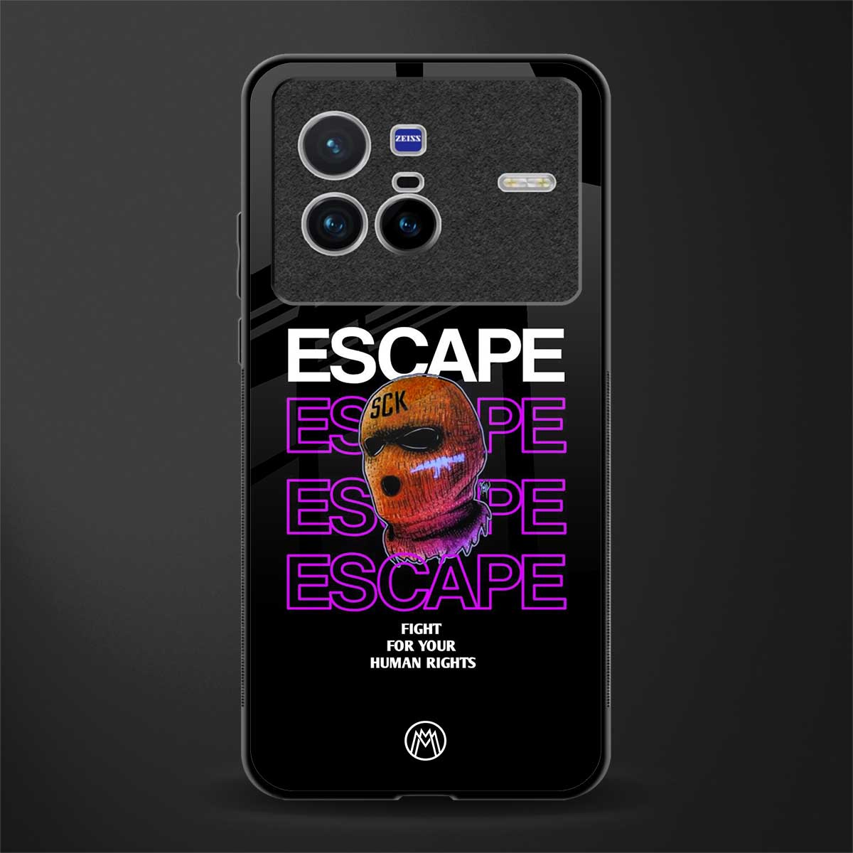 human rights glass case for vivo x80