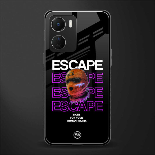 human rights back phone cover | glass case for vivo y16