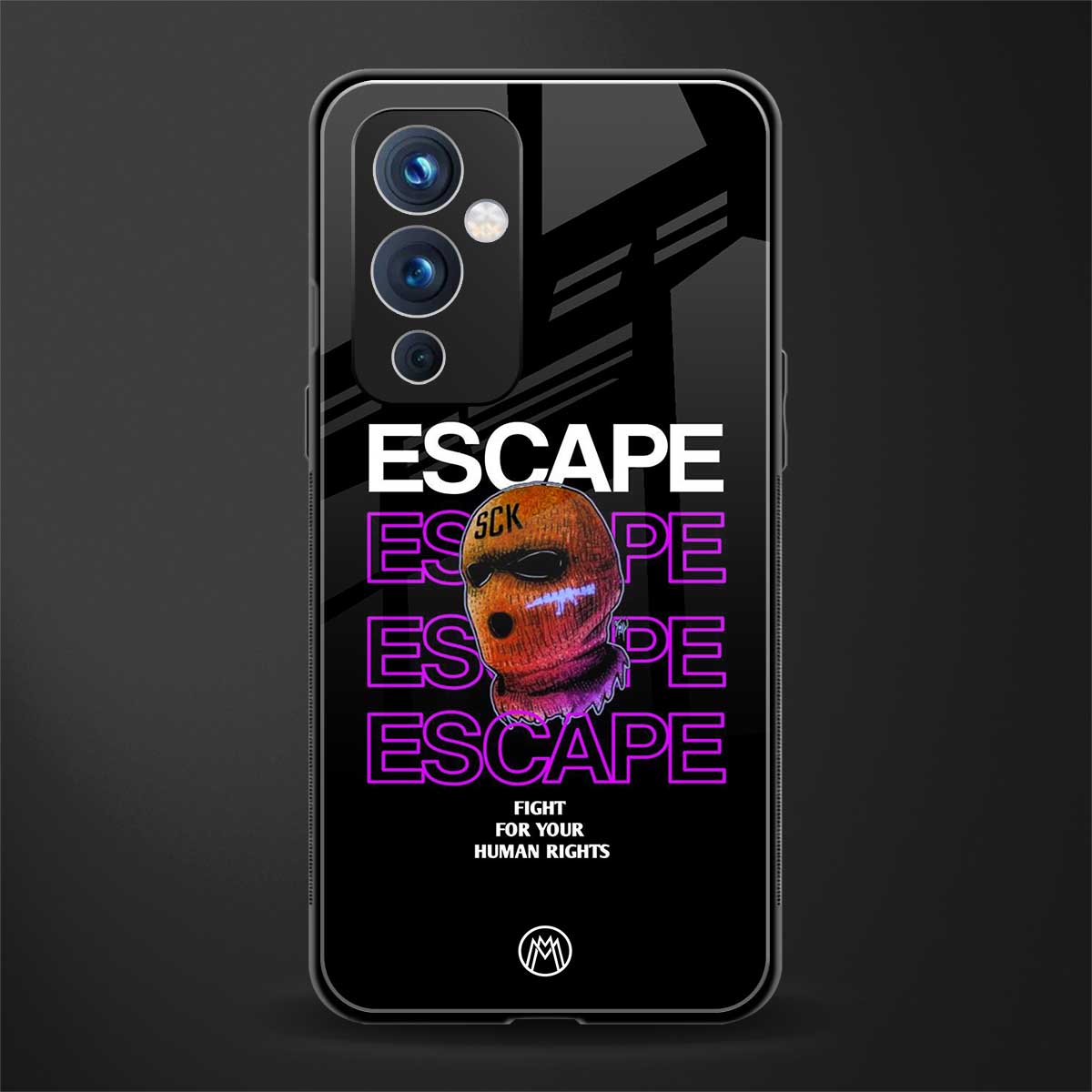 human rights back phone cover | glass case for oneplus 9