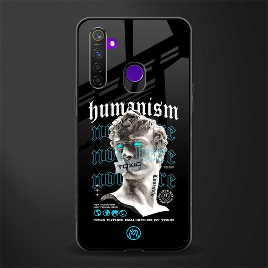 humanism not here glass case for realme 5 pro image