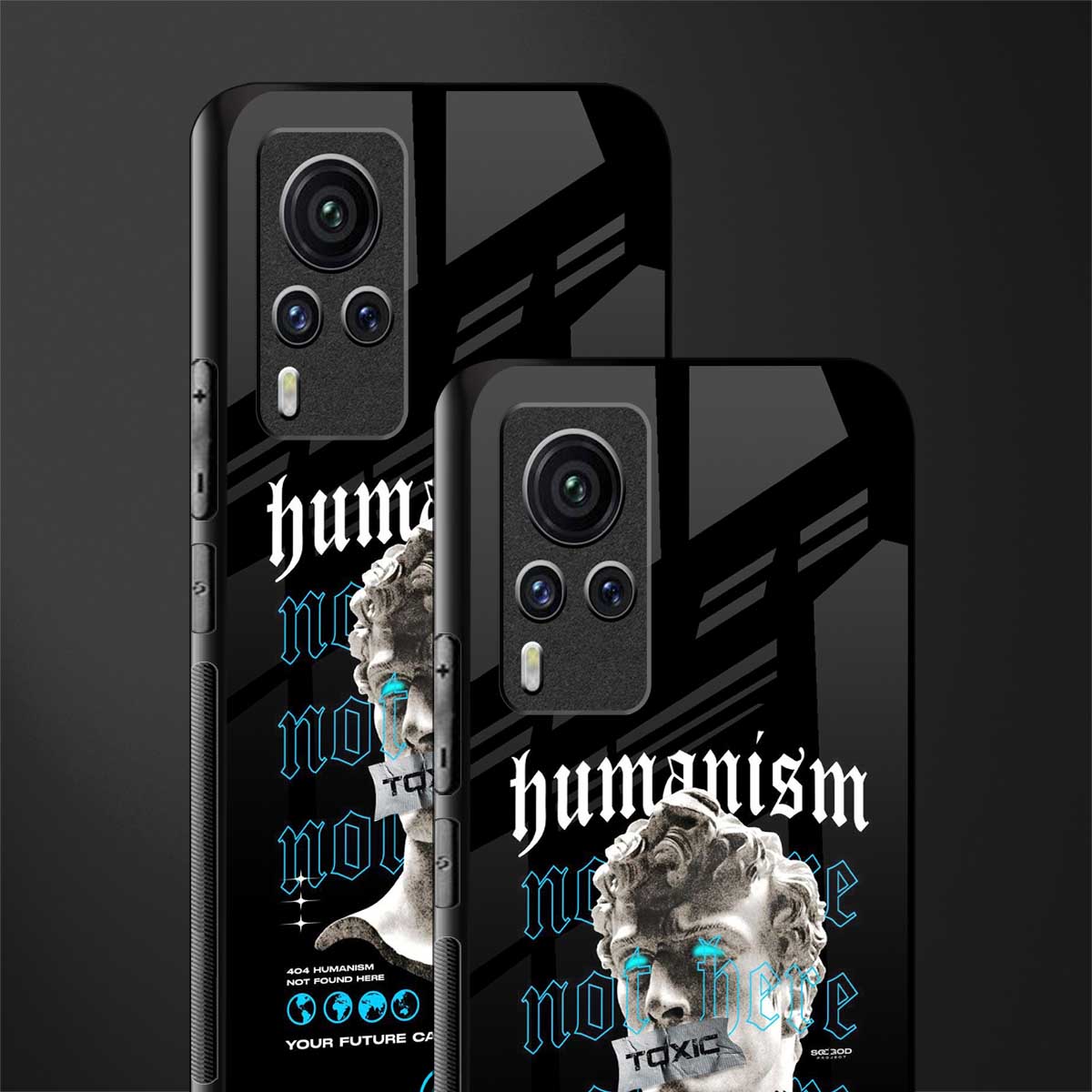 humanism not here glass case for vivo x60 pro image-2