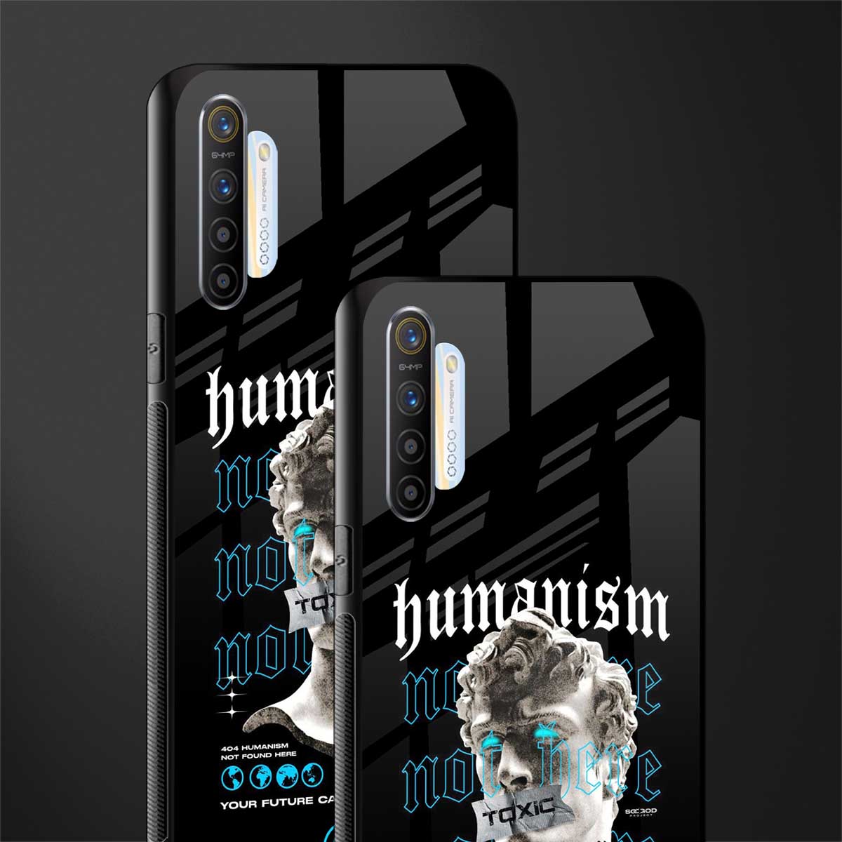 humanism not here glass case for realme x2 image-2