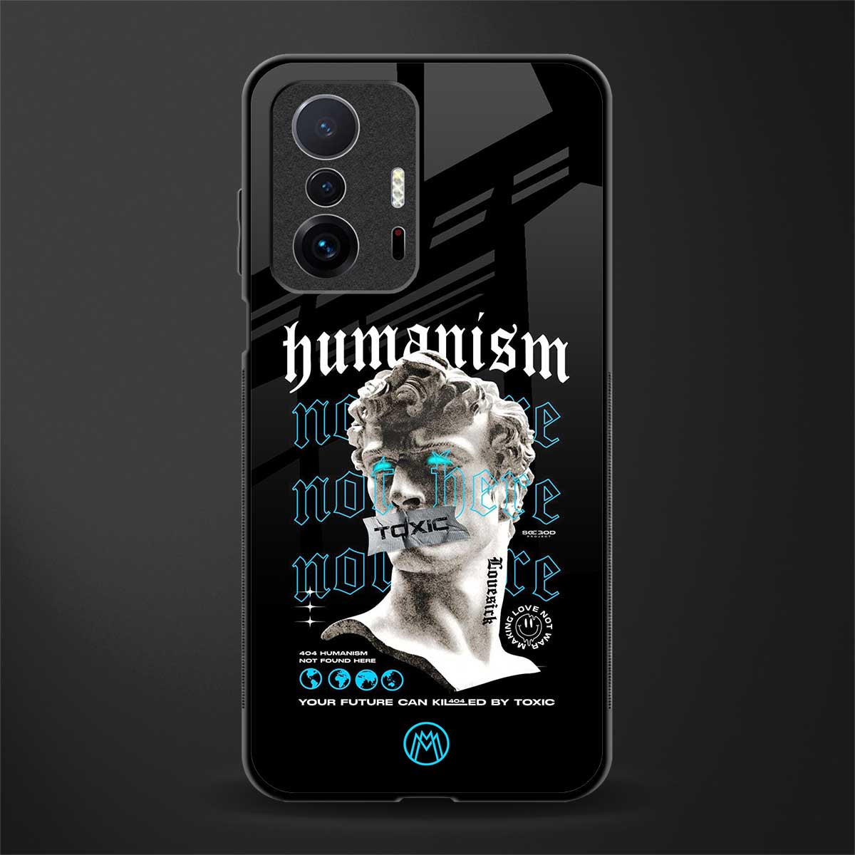 humanism not here glass case for mi 11t pro 5g image