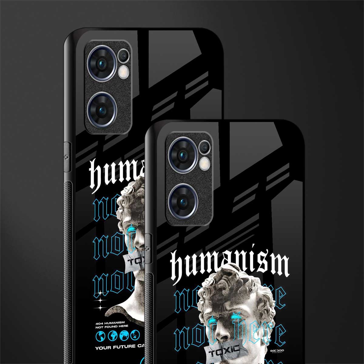 humanism not here glass case for oppo reno7 5g image-2