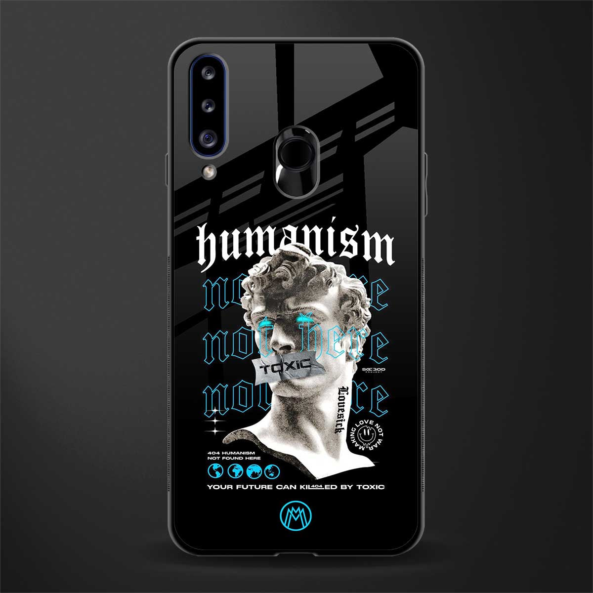humanism not here glass case for samsung galaxy a20s image