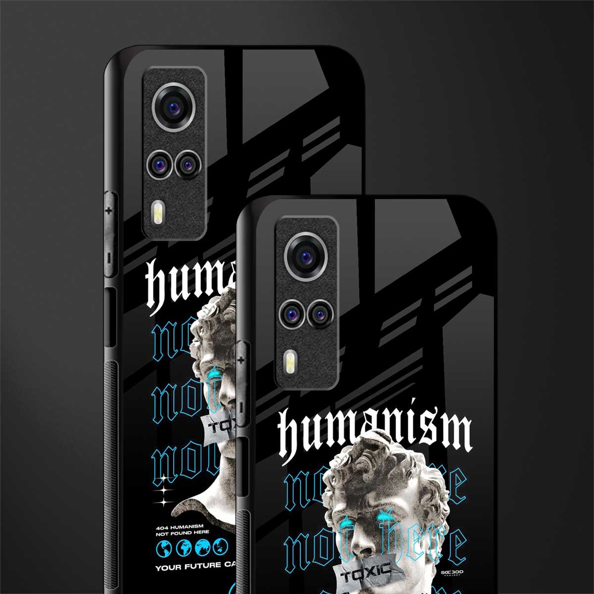 humanism not here glass case for vivo y51 image-2