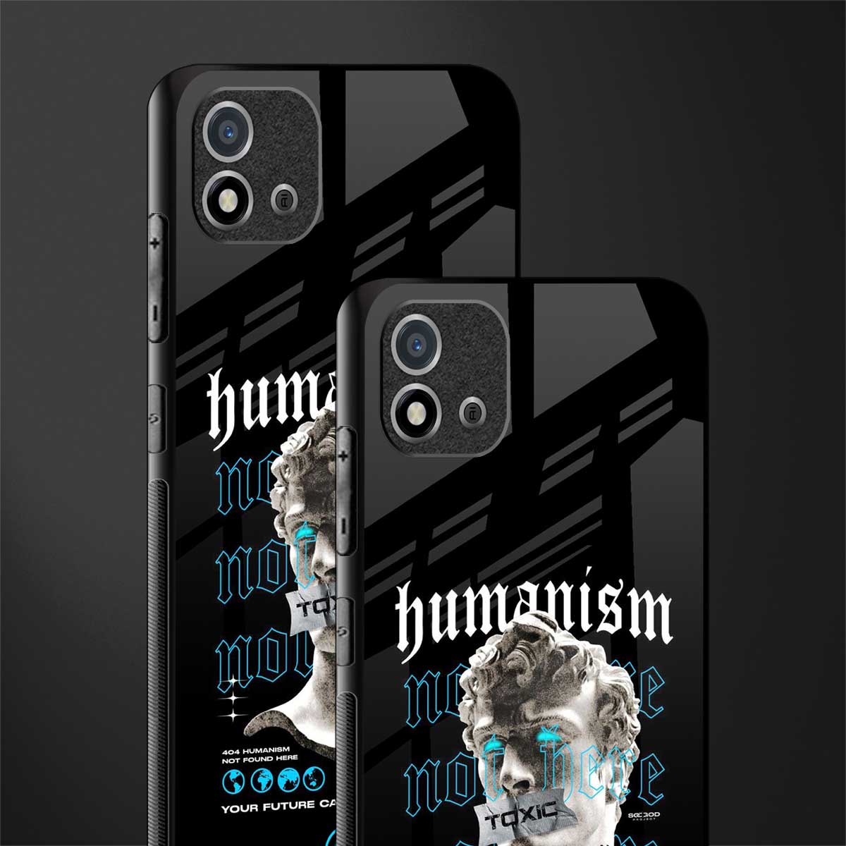 humanism not here glass case for realme c20 image-2