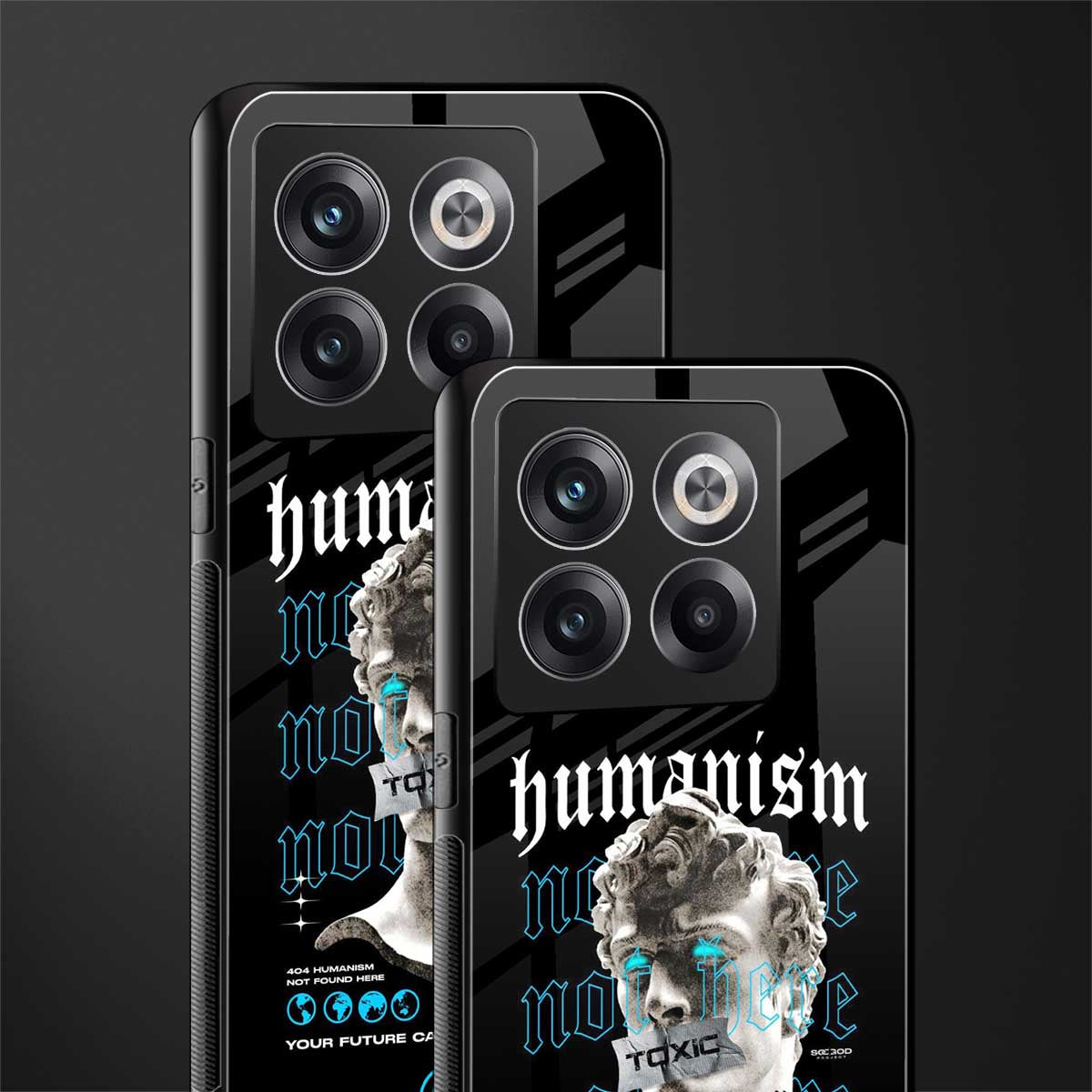 humanism not here back phone cover | glass case for oneplus 10t