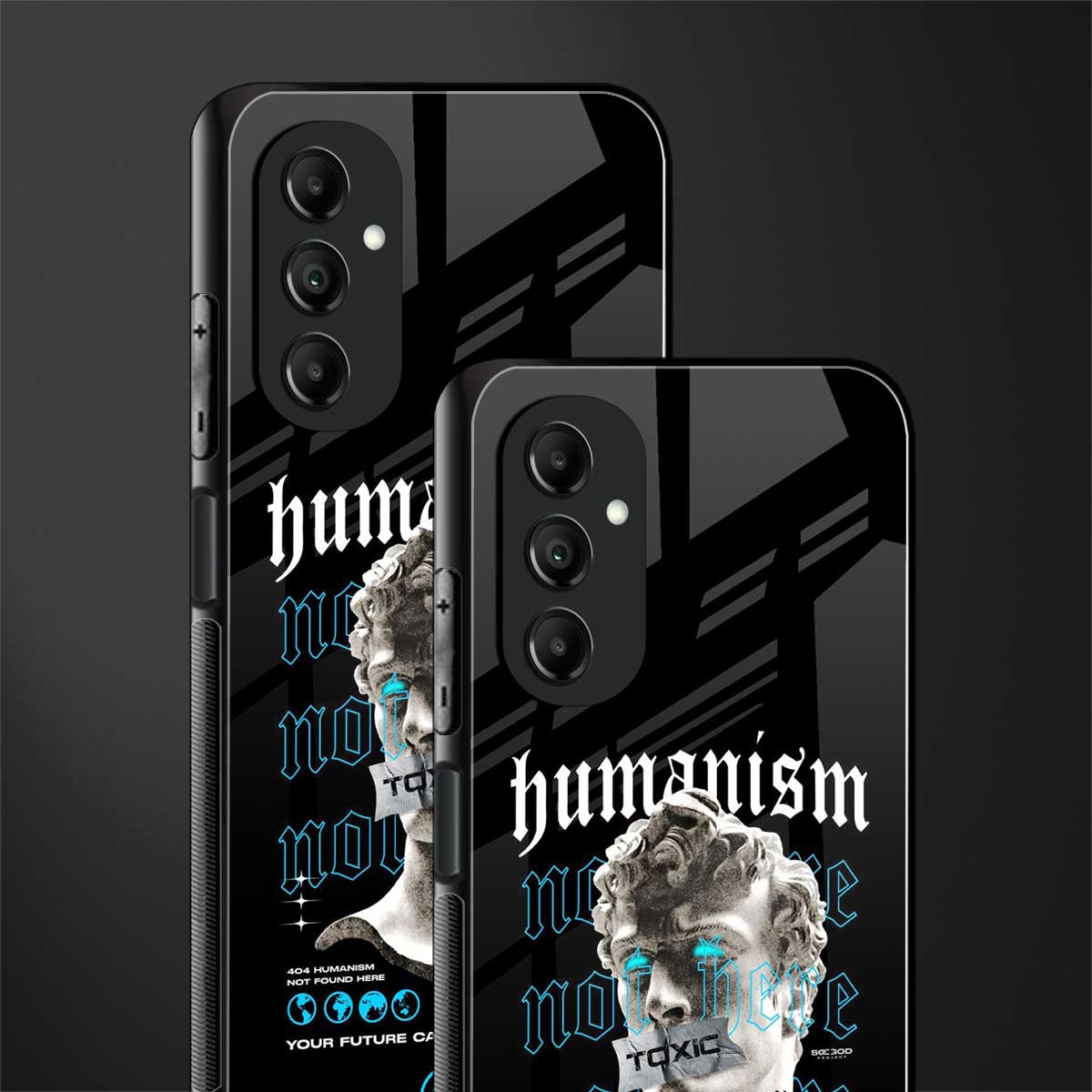 humanism not here back phone cover | glass case for samsung galaxy a14 5g