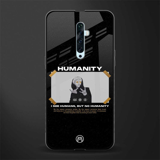 humans but no humanity glass case for oppo reno 2f image