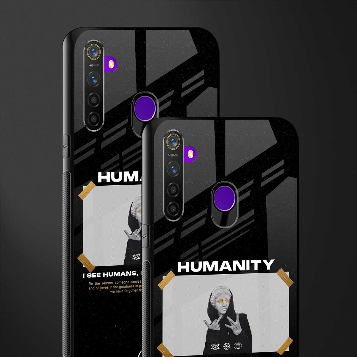 humans but no humanity glass case for realme 5s image-2