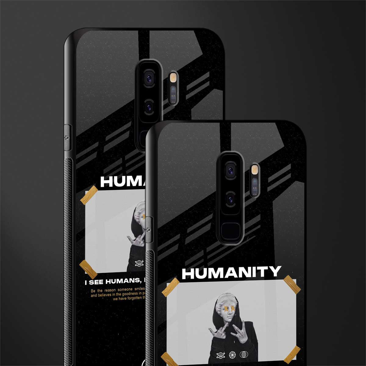 humans but no humanity glass case for samsung galaxy s9 plus image-2