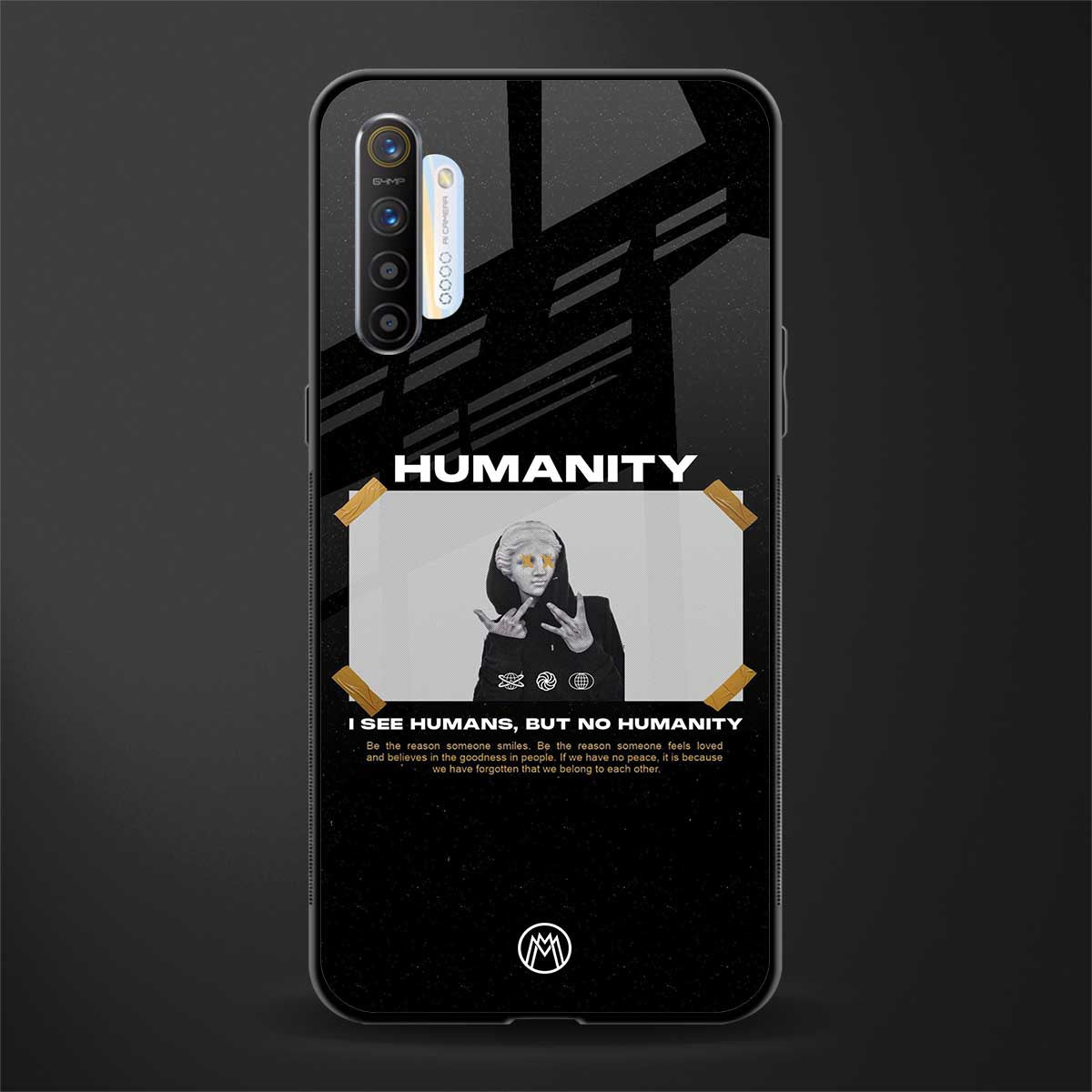humans but no humanity glass case for realme x2 image