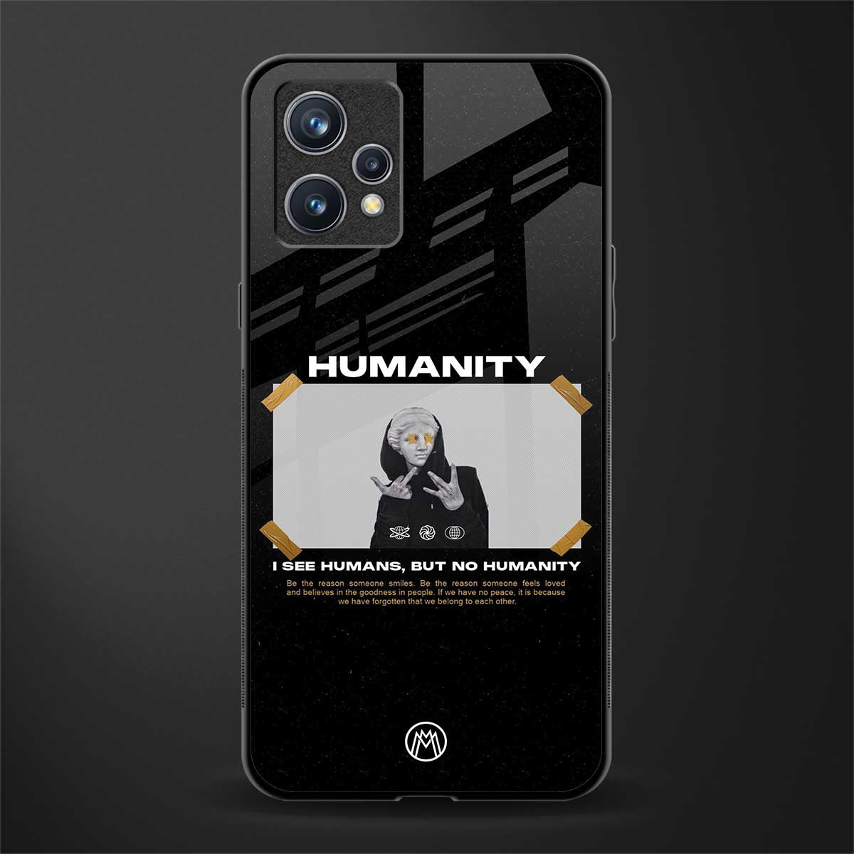 humans but no humanity glass case for realme 9 pro plus 5g image