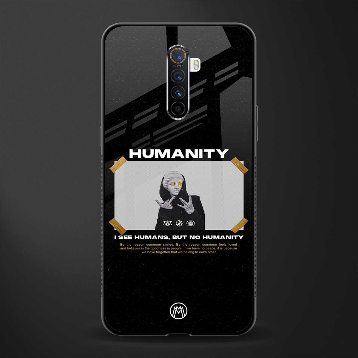 humans but no humanity glass case for realme x2 pro image