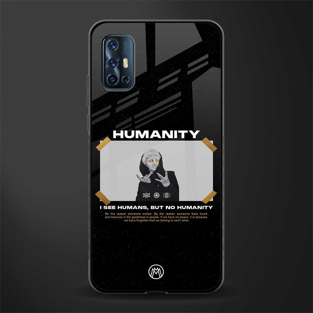 humans but no humanity glass case for vivo v17 image