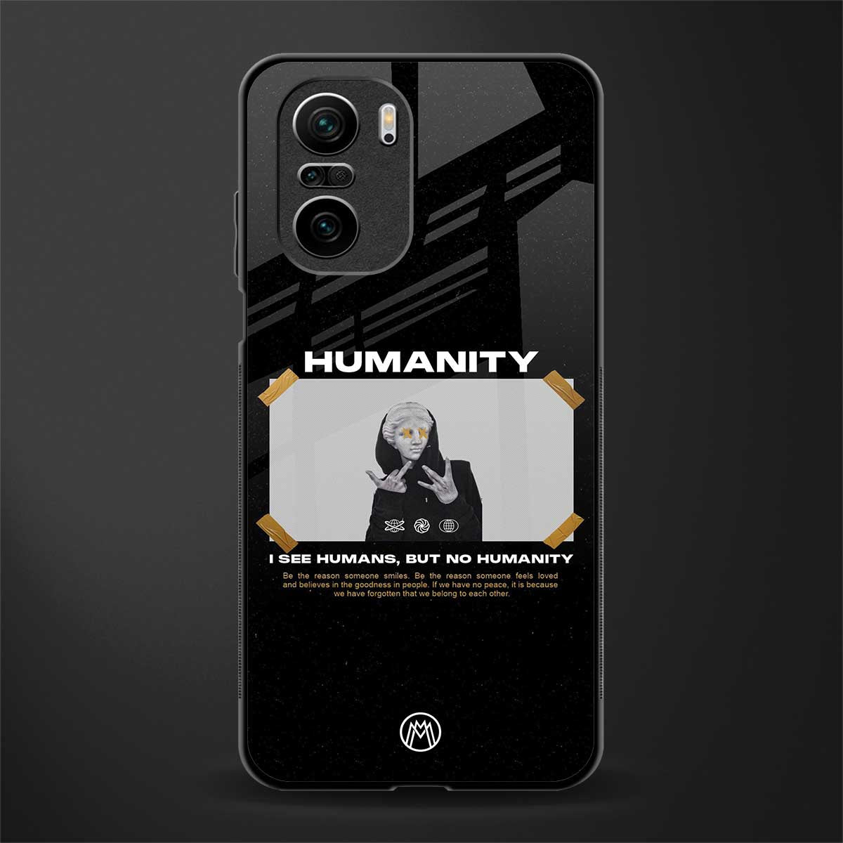 humans but no humanity glass case for mi 11x 5g image
