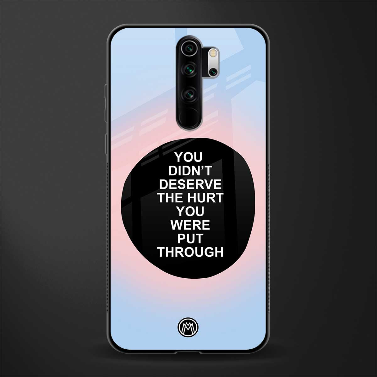 hurt glass case for redmi note 8 pro image