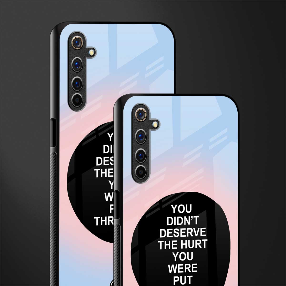hurt glass case for realme 6i image-2