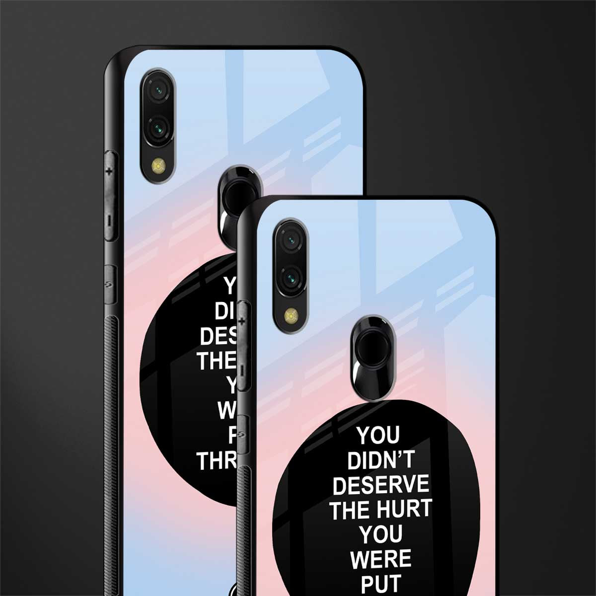 hurt glass case for redmi y3 image-2