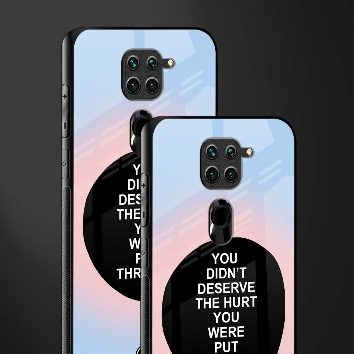 hurt glass case for redmi note 9 image-2