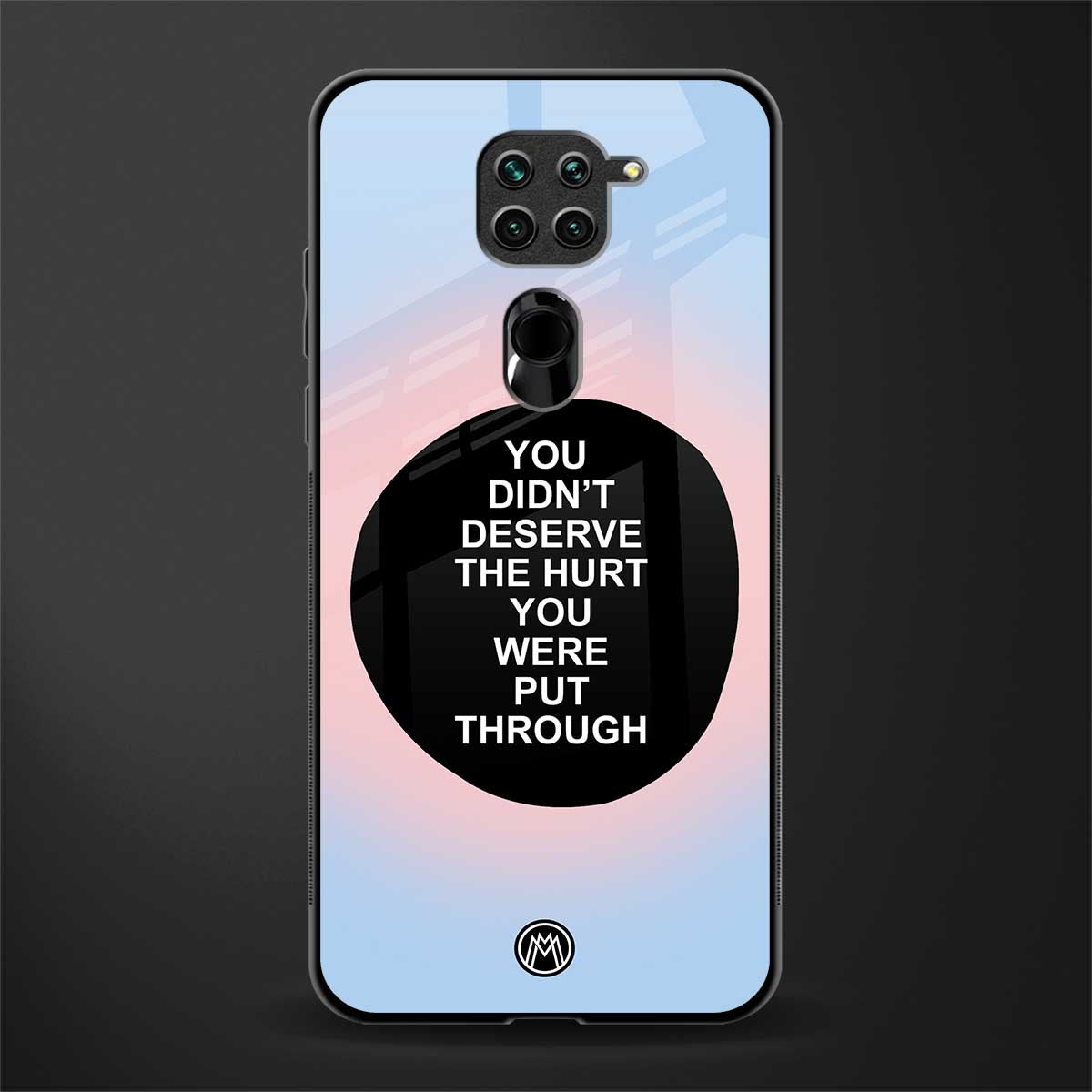 hurt glass case for redmi note 9 image